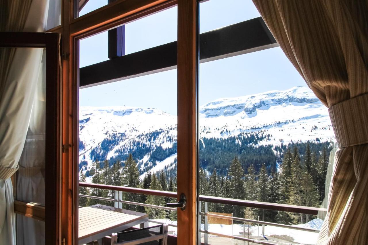 Private Penthouse 2-Bed Apartment, Ski In And Out In 5* Flaine Residence Esterno foto